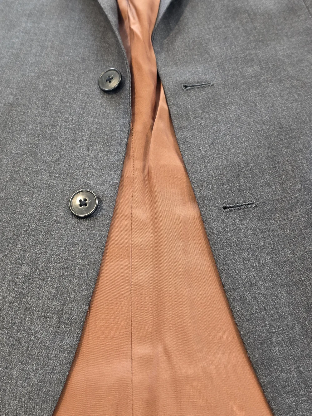 42R Men's Joseph by Jos. A. Bank Gray Blazer 100% Wool Sport Coat Slim Fit